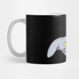 cute silver fannec fox face Mug